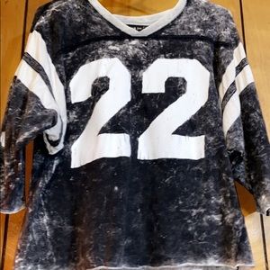 Football jersey with the number 22